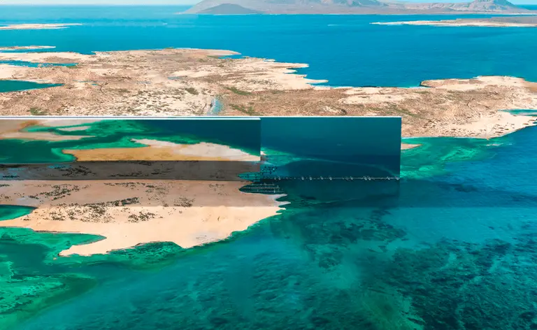 En imágenes: así avanza The Line, la ciudad futurista que están construyendo en Arabia Saudita