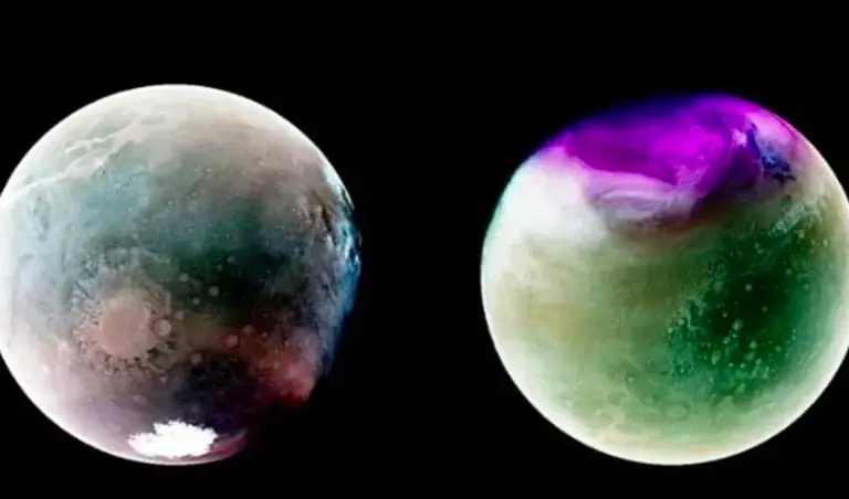 La NASA reveló unas imágenes impresionantes de Marte con luz ultravioleta
