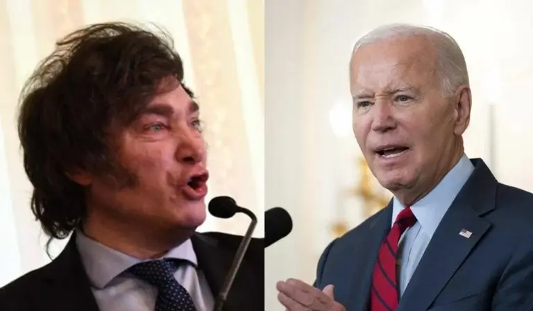 Milei habló con Joe Biden: ayuda para salir de la crisis y promesa de viaje a EE.UU.