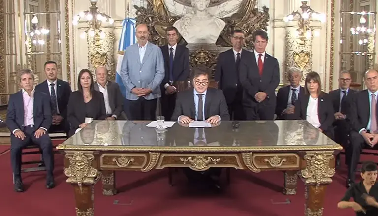 Guillermo Francos confirmó que Javier Milei dará una cadena nacional este lunes y adelantó de qué hablará