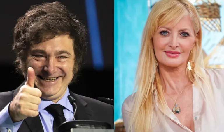 Con un beso en la boca, Milei blanqueó su relación con "Yuyito" González