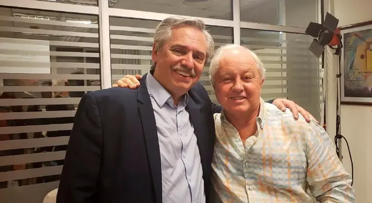 Alberto Fernández y Héctor Martínez Sosa