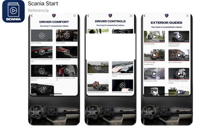 Scania lanza una app para que los clientes consulten información de sus camiones en el celular