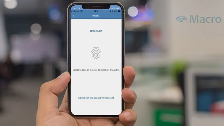 Banco Macro renovó su app: permite ingresar con lector de huellas y reconocimiento de rostro