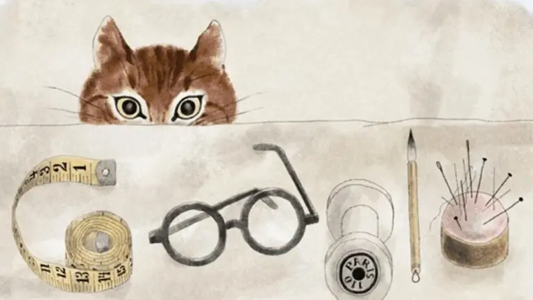 Léonard Tsuguharu Foujita: Google Doodle recuerda al pintor amante de los gatos
