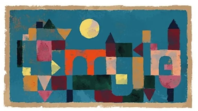 Paul Klee, el maestro del color, en el doodle de Google