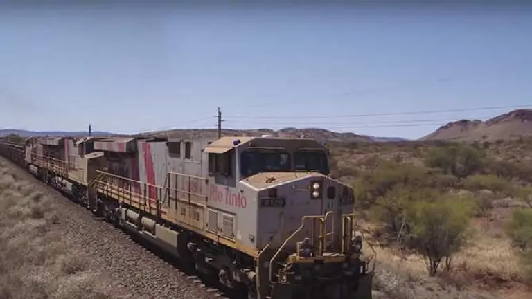 Australia: el tren autónomo más grande del mundo ya recorrió 1 millón de kilómetros