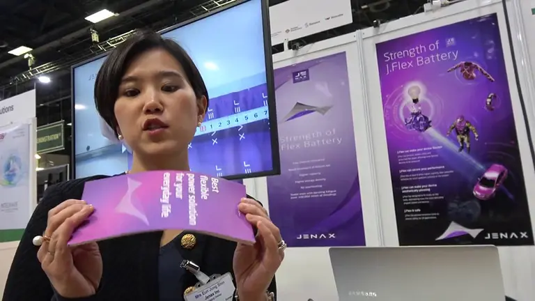 Esta batería flexible promete ser una de las estrellas de CES 2019