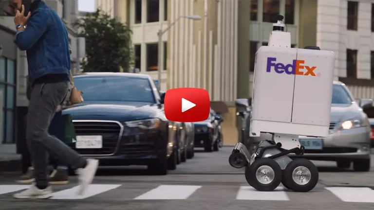 Así funciona el robot de FedEx que te entrega los productos el mismo día que los compraste