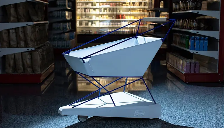 ¿De compras?: Ford quiere que uses su carrito inteligente en el supermercado