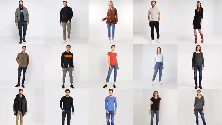 Una inteligencia artificial genera imágenes realistas de personas inexistentes en cuerpo completo