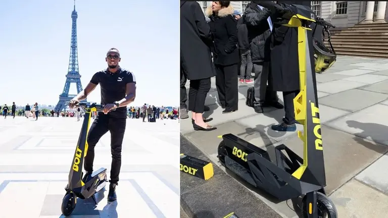 Tras fracasar en el fútbol, Usain Bolt lanza su app de monopatines en Francia