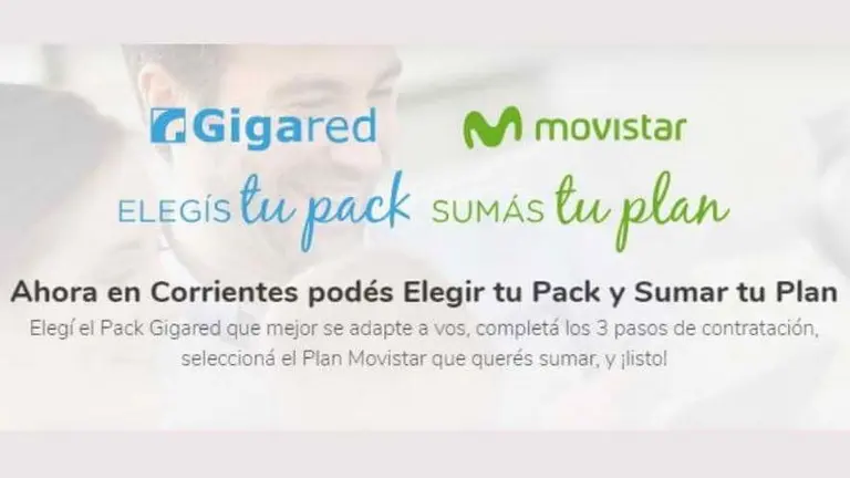 De la mano de Movistar, Gigared lanza nuevos paquetes de ofertas en cuádruple play