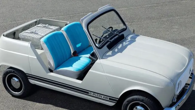 Resucita un clásico: vuelve el Renault 4L pero convertido en un vehículo eléctrico