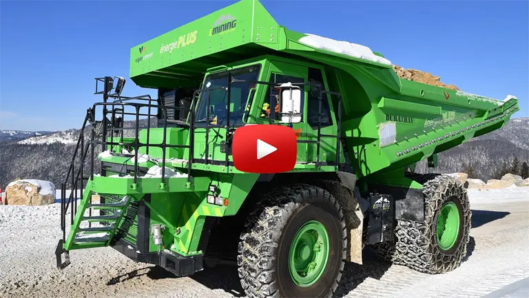 Conocé el camión más grande del mundo: es eléctrico y se recarga solo