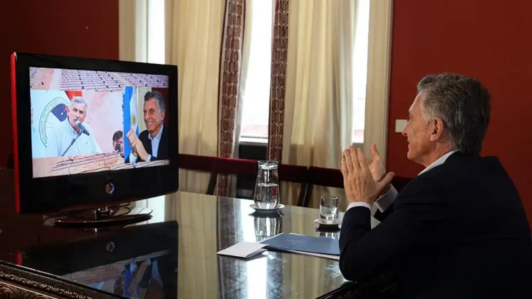 Por videoconferencia, Macri inauguró el mayor parque de energía solar de América Latina