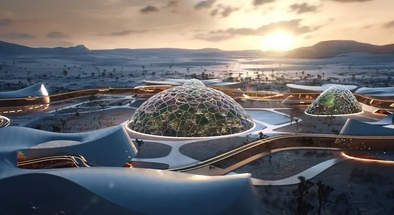 Ciudades del futuro: avanza la tecnología para construir "aldeas" en Marte