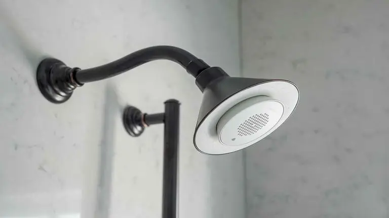Lugar inesperado: esta ducha con altavoces te permite conectarte con el asistente virtual de Amazon