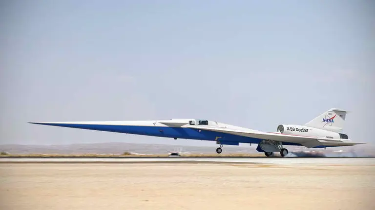 Supersónico, pero silencioso: cómo es el nuevo avión que desarrolla la NASA para este año