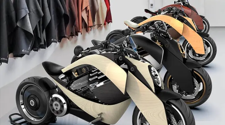 Lujo en dos ruedas: una empresa francesa presentó una moto eléctrica de madera de 60.000 euros