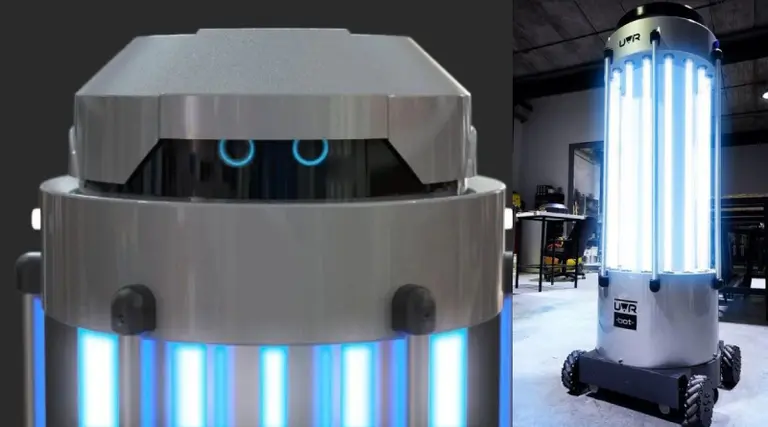 Emergencia sanitaria: ¿cómo funciona el robot argentinos que desinfecta ambientes con luz ultravioleta?