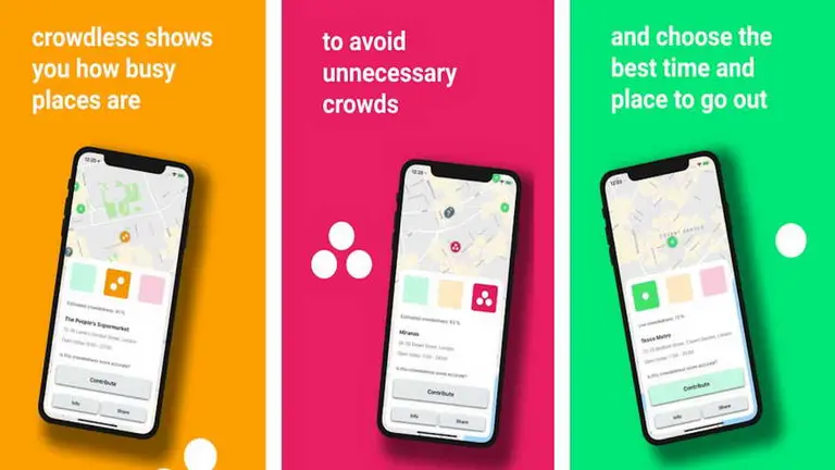 Esta aplicación te avisará para prevenir de acercarte donde haya aglomeraciones de gente