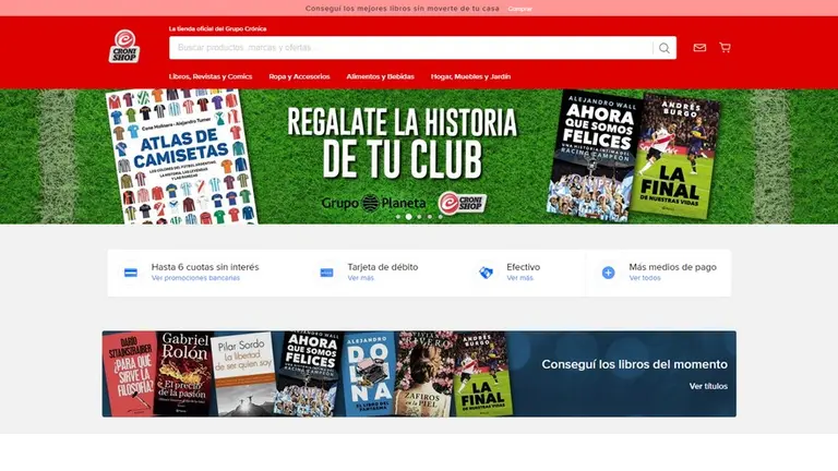 Crónica relanza su tienda online: ofrece la publicación sin costo a Pymes para que vendan sus productos