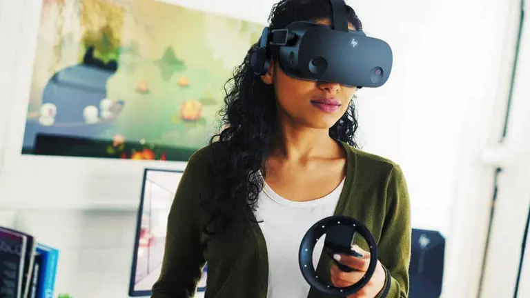 No vas a querer salir de tu casa: conocé el nuevo lente de realidad virtual de HP, Valve y Microsoft