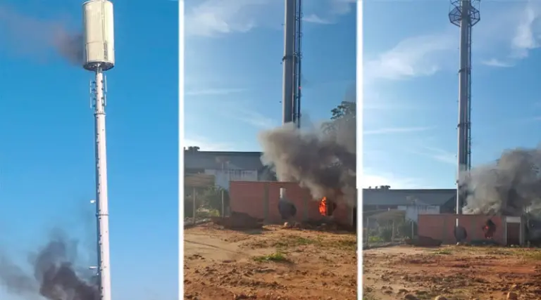 Caso insólito: destrozan "torres de 5G" aunque la tecnología no llegó al país
