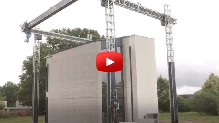 La construcción del futuro, sin albañiles ni ladrillos: mirá cómo se levanta una casa con impresión 3D