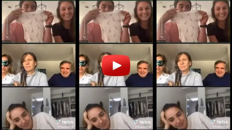 Le dijeron por Zoom que iba a ser abuela y su reacción sorprendió a todos: mirá el video viral del día