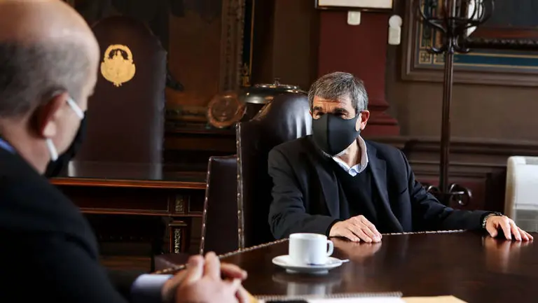 Salvarezza y el presidente de la UNLP se reunieron para delinear una agenda común