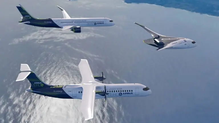 Airbus lanza su plan sustentable: conocé los aviones que prepara la firma para evitar combustibles fósiles