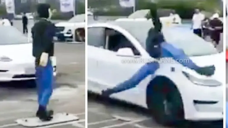 Polémica presentación del Tesla Model 3: mirá el video en donde su frenado autónomo falló y "mató" a un muñeco