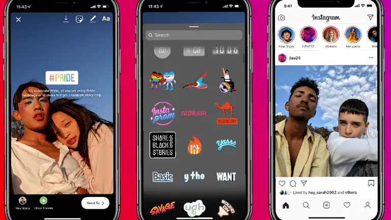 Facebook e Instagram se visten con la vendera del arcoíris en el mes del Orgullo LGTBQ+
