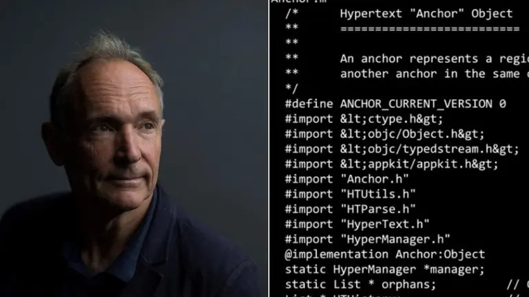 Todo se hace NFT: subastarán el código original con el que se sentó las bases de internet hace 30 años