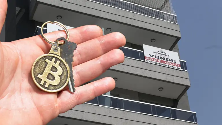 Departamentos, casas y bitcoin: por qué hablan de una "revolución en el mercado inmobiliario"