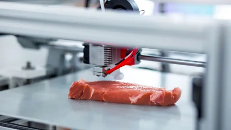 Startup desarrolla carne vegetal con tecnología de impresión 3D: cómo funciona este proceso