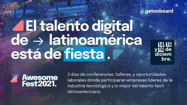 Awesome Fest 2021: cómo participar gratis del evento virtual con los mejores talentos digitales