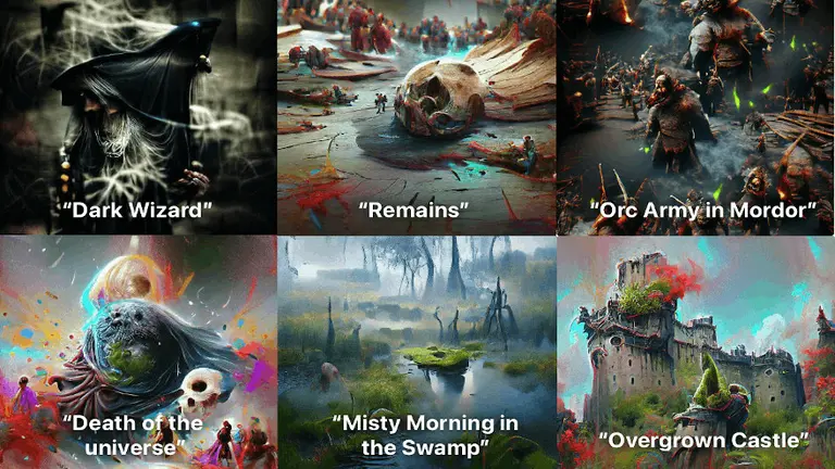 Algoritmos creativos: gracias a la inteligencia artificial esta app transforma texto en imágenes