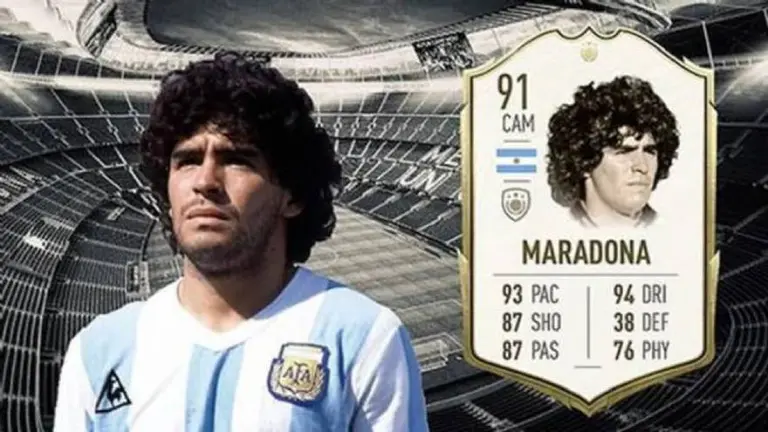 Maradona "eliminado" de FIFA 22: sus cartas icónicas fueron sacadas del juego por una disputa legal