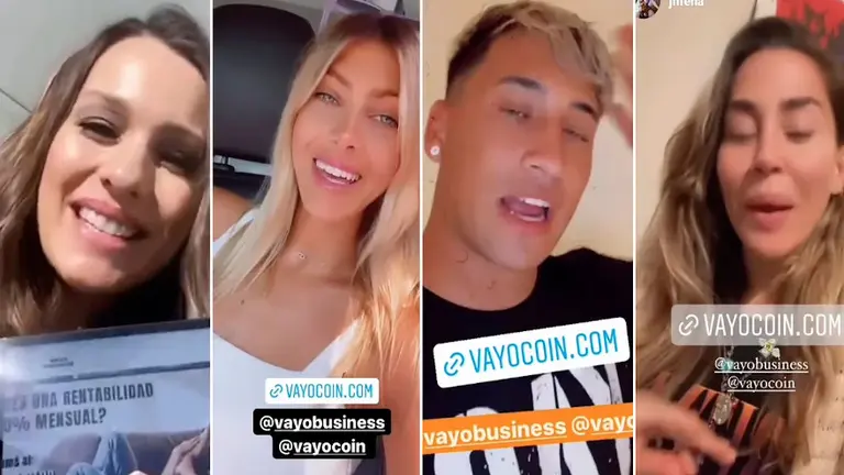 Posible publicidad engañosa: mandan cartas documentos a famosos por el caso de Vayo Coin