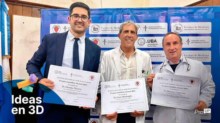 Premian a este hospital nacional por imprimir caderas en 3D y mejorar la vida de los pacientes