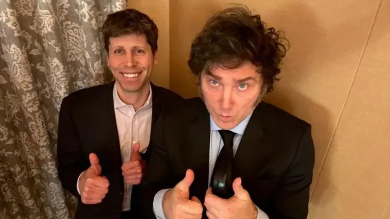 Cómo fue la cumbre entre Javier Milei y Sam Altman, creador de ChatGPT