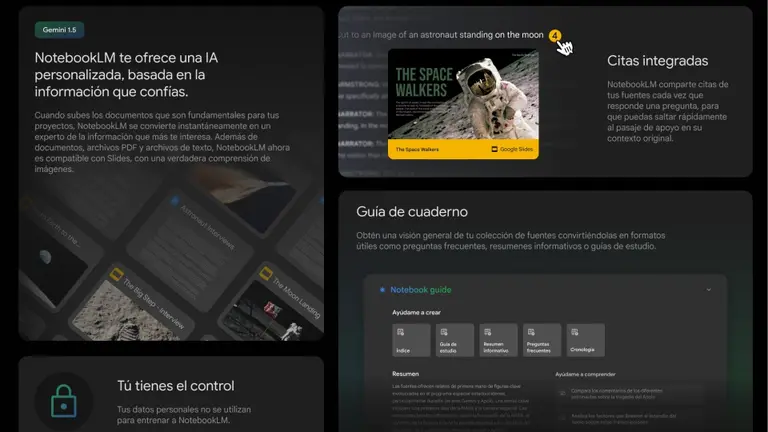 Google expande gratis globalmente NotebookLM, su poderoso anotador-organizador animado por IA