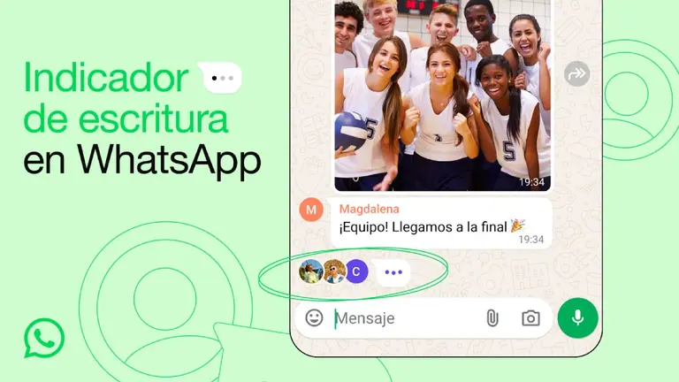 Nuevo indicador de escritura de WhatsApp: qué es y para qué sirve