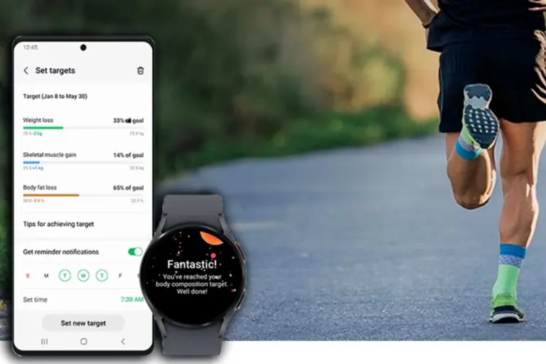 Samsung Health y Galaxy AI te ayudan a adoptar hábitos saludables y a potenciar tu entrenamiento