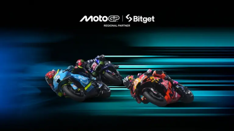 Nueva alianza entre Bitget y MotoGP busca unir las criptomonedas y la velocidad