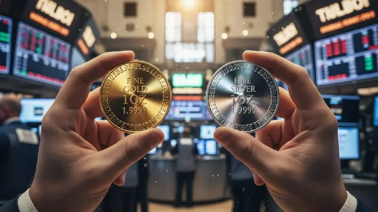 El oro y la plata sufren sus caídas más fuertes en años: ¿cuánto se derrumbaron y qué ocurrió?