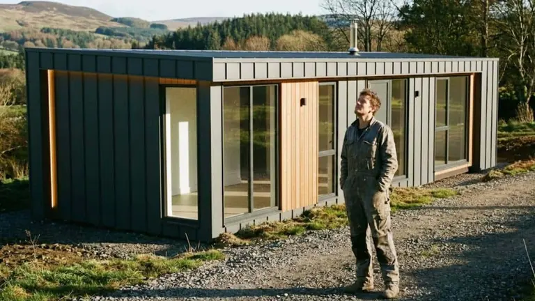 Cómo es la casa prefabricada de 40 metros cuadrados que se consigue en Mercado Libre a u$s30.000